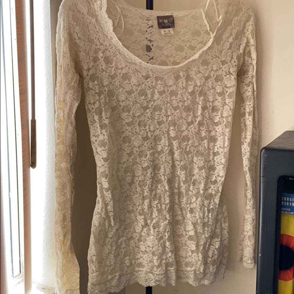 lace long sleeve top